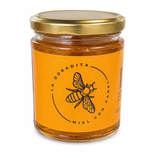 Miel de Abeja con Panal  9oz.