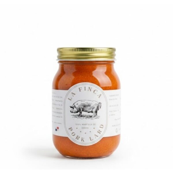 Manteca de cerdo con achiote